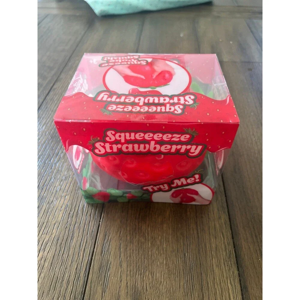 Jumbo Squeeze Strawberry Squishy Toy New sunny days